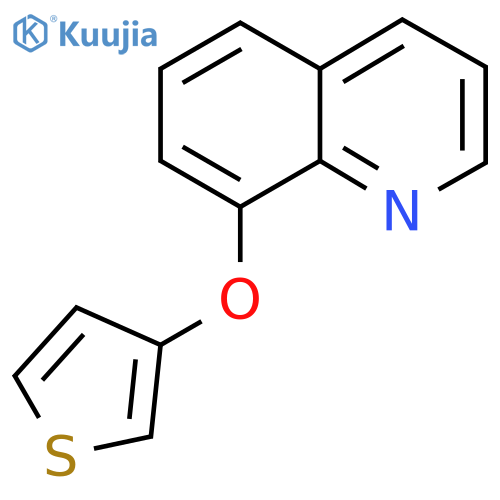 8-(Thiophen-3-yloxy)quinoline structure