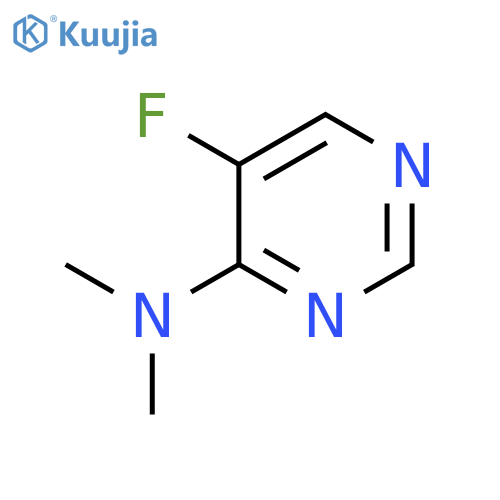 5-fluoro-N,N-dimethylpyrimidin-4-amine structure
