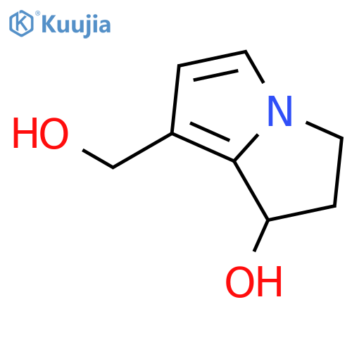 (1R)-2,3-dihydro-1-hydroxy-1H-Pyrrolizine-7-methanol structure