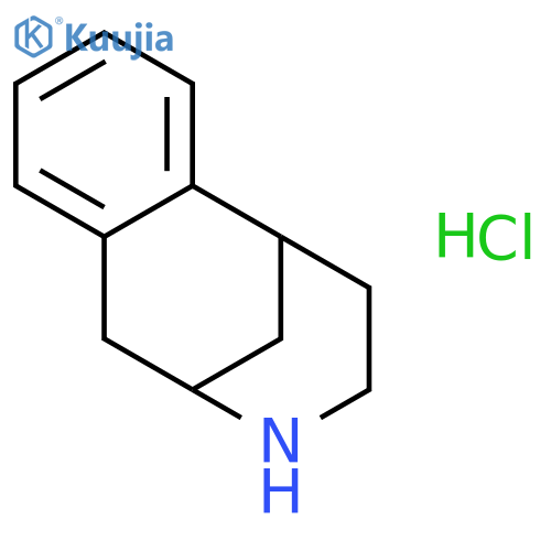 2,6-Methano-3-benzazocine,1,2,3,4,5,6-hexahydro-, hydrochloride (1:1) structure