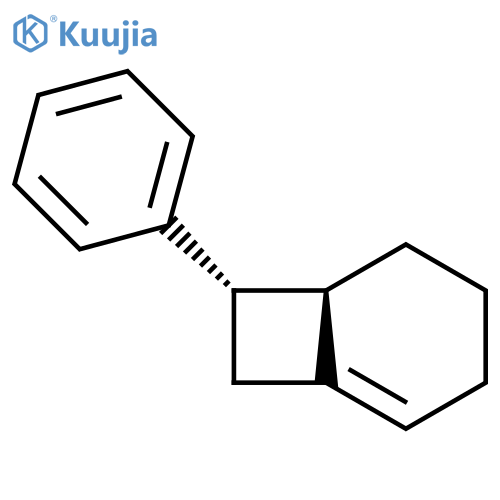 Bicyclo[4.2.0]oct-1-ene, 7-phenyl-, cis- structure