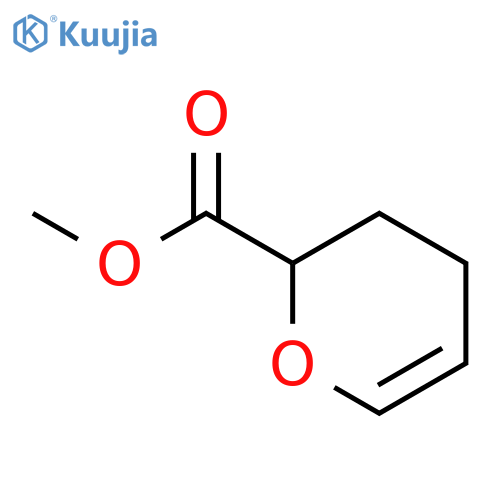 2H-Pyran-2-carboxylic acid, 3,4-dihydro-, methyl ester structure