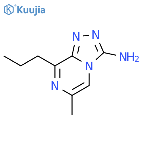 1,2,4-Triazolo[4,3-a]pyrazin-3-amine, 6-methyl-8-propyl- structure