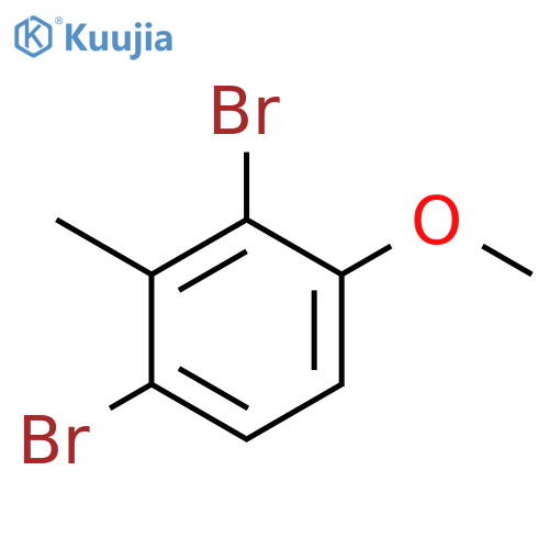 Benzene, dibromo-1-methoxy-3-methyl- structure