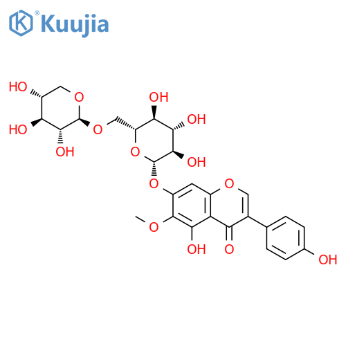Tectorigenin 7-O-Xylosyl Glucoside structure