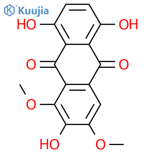 1,2,3,5,8-Pentahydroxyanthraquinone; 1,3-Di-Me ether structure
