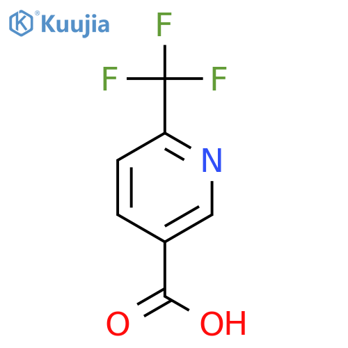 6-(trifluoromethyl)pyridine-3-carboxylic acid structure