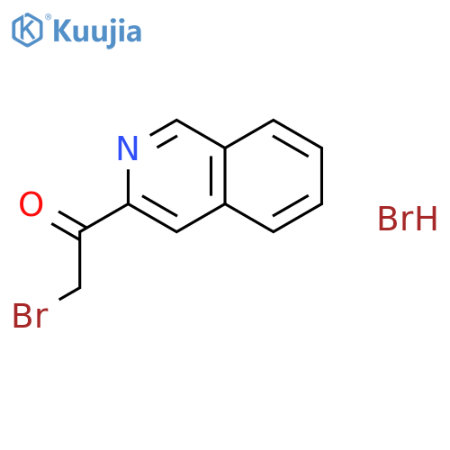Ethanone, 2-bromo-1-(3-isoquinolinyl)-, hydrobromide structure