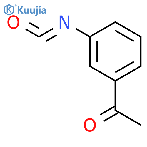 3-Acetylphenyl isocyanate structure
