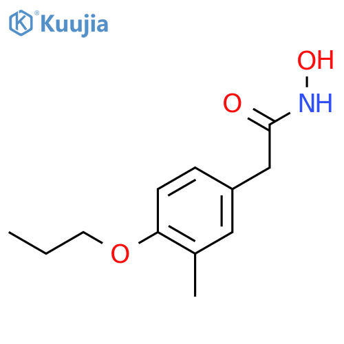 Benzeneacetamide,N-hydroxy-3-methyl-4-propoxy- structure