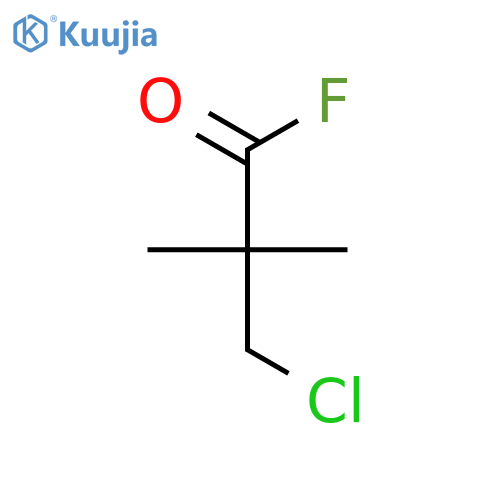 3-Chloro-2,2-dimethylpropanoyl fluoride structure