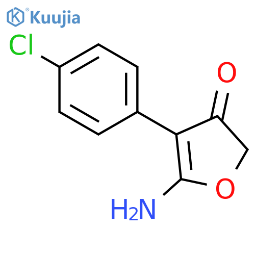 3(2H)-Furanone, 5-amino-4-(4-chlorophenyl)- structure