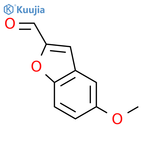 5-methoxy-1-benzofuran-2-carbaldehyde structure