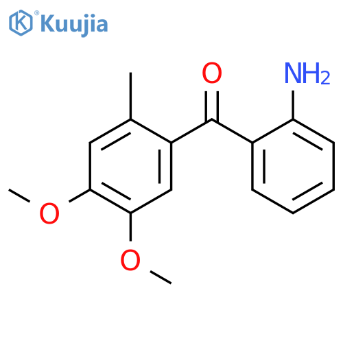 Methanone,(2-aminophenyl)(4,5-dimethoxy-2-methylphenyl)- structure