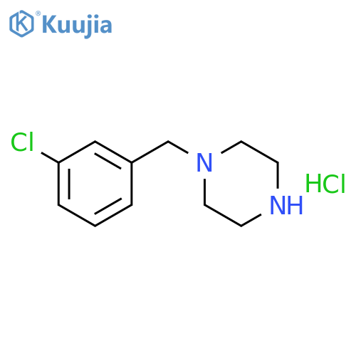 1-(3-Chlorobenzyl)piperazine structure