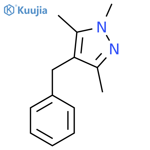 4-Benzyl-1,3,5-trimethyl-1H-pyrazole structure