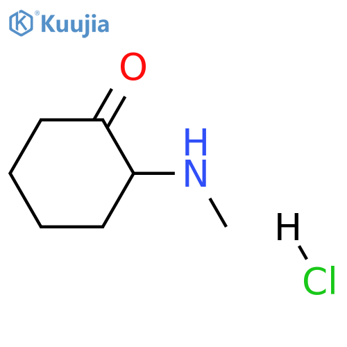 2-(methylamino)cyclohexanone hydrochloride structure