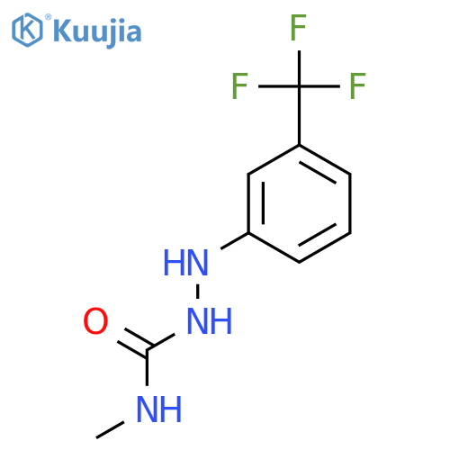Hydrazinecarboxamide, N-methyl-2-[3-(trifluoromethyl)phenyl]- structure