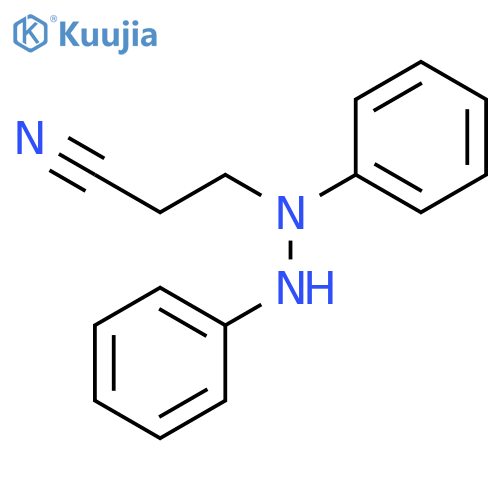 3-(1,2-Diphenylhydrazinyl)propanenitrile structure