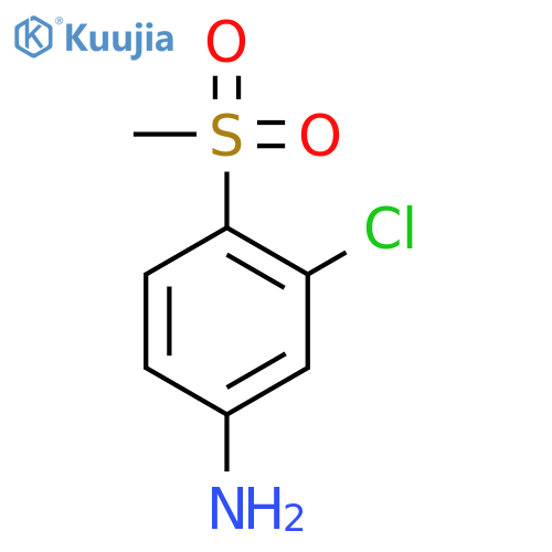 3-Chloro-4-methylsulfonylaniline structure
