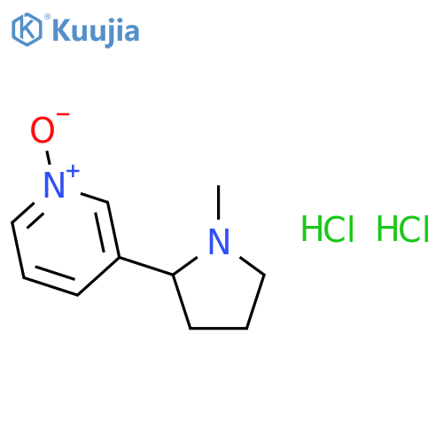 Pyridine,3-(1-methyl-2-pyrrolidinyl)-, 1-oxide, dihydrochloride, (S)- (9CI) structure