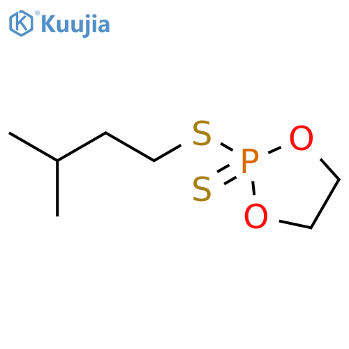 1,3,2-Dioxaphospholane, 2-[(3-methylbutyl)thio]-, 2-sulfide structure