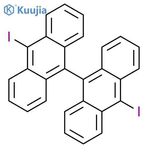 9,9'-Bianthracene, 10,10'-diiodo- structure