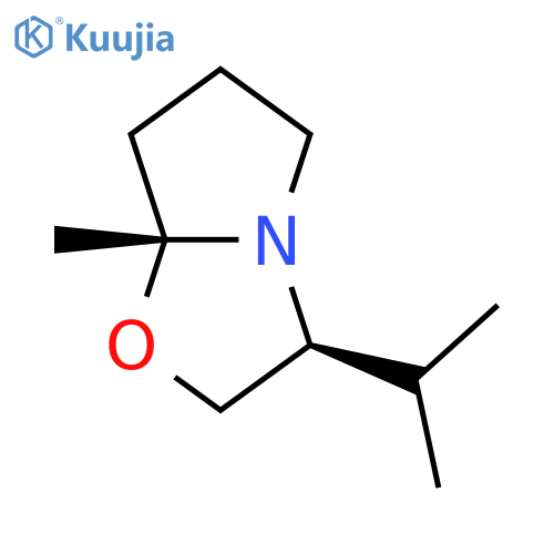 Pyrrolo[2,1-b]oxazole,hexahydro-7a-methyl-3-(1-methylethyl)-, (3S,7aR)- structure