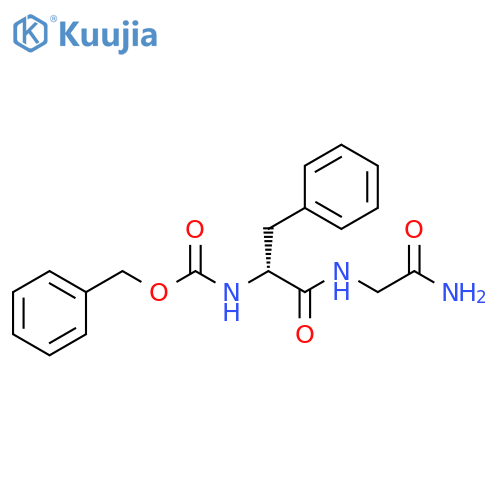 Glycinamide, N-[(phenylmethoxy)carbonyl]-D-phenylalanyl- structure