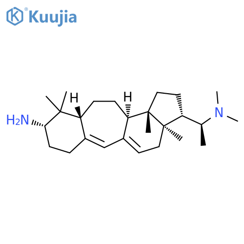 Benzo[4,5]cyclohept[1,2-e]indene-3-methanamine,9-amino-1,2,3,3a,4,7,8,9,10,10a,11,12,12a,12b-tetradecahydro-N,N,a,3a,10,10,12b-heptamethyl-, (aS,3S,3aR,9S,10aR,12aR,12bS)- structure
