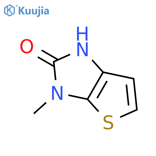 1,3-dihydro-3-methyl-2H-Thieno[2,3-d]imidazol-2-one structure