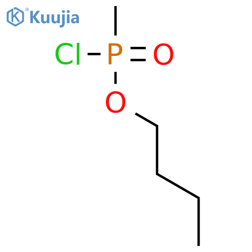 Phosphonochloridic acid, methyl-, butyl ester structure
