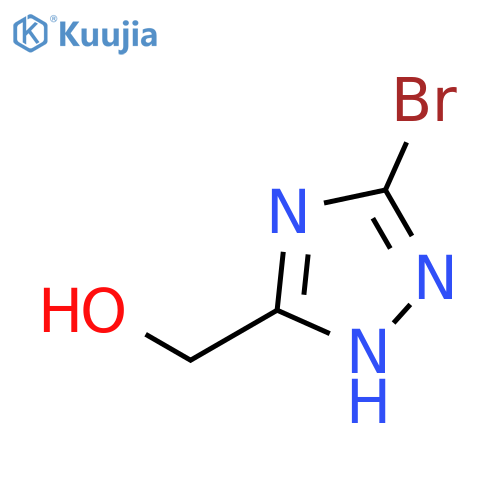 (3-Bromo-1H-1,2,4-triazol-5-yl)methanol structure