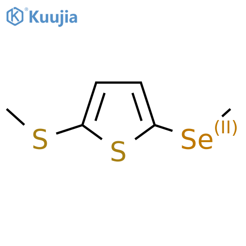 Thiophene, 2-(methylseleno)-5-(methylthio)- structure
