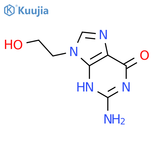 9-(2-Hydroxyethyl)guanine structure