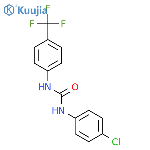 1-(4-Chloro-phenyl)-3-(4-trifluoromethyl-phenyl)-urea structure