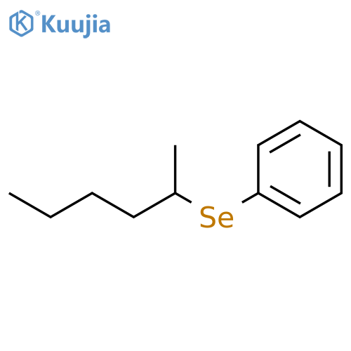 Benzene, [(1-methylpentyl)seleno]- structure