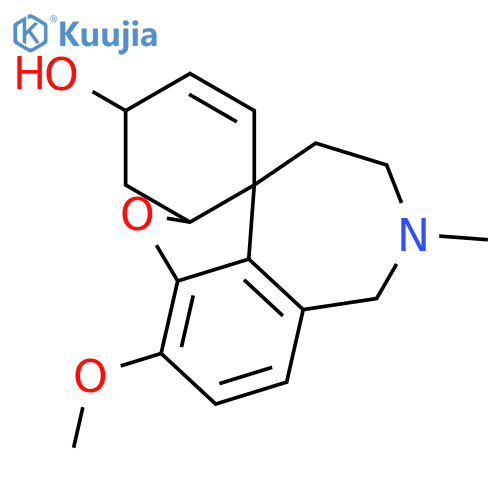 (+/-)-(4aS,6R,8aS)-4a,5,9,10,11,12-hexahydro-3-methoxy-11-methyl-6H-benzofuro[3a,3,2-ef][2]benzazepin-6-ol structure