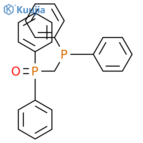 Phosphine oxide,[(diphenylphosphino)methyl]diphenyl- structure