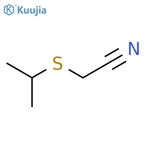 2-(propan-2-ylsulfanyl)acetonitrile structure