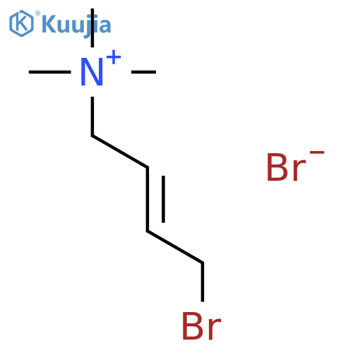 2-Buten-1-aminium, 4-bromo-N,N,N-trimethyl-, bromide structure