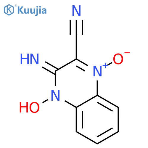 3-amino-2-cyanoquinoxaline-1,4-diium-1,4-bis(olate) structure