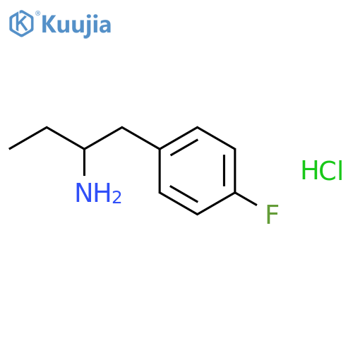 1-(4-fluorophenyl)butan-2-amine hydrochloride structure