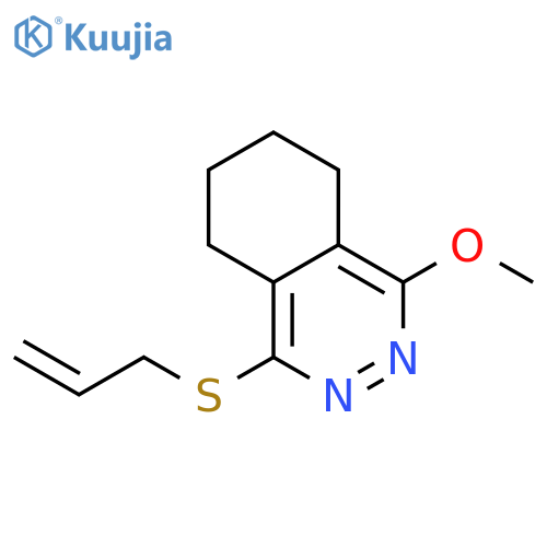 Phthalazine, 5,6,7,8-tetrahydro-1-methoxy-4-(2-propenylthio)- structure