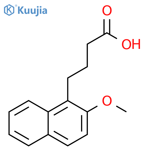 4-(2-methoxynaphthalen-1-yl)butanoic acid structure