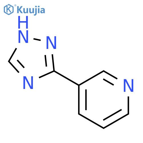 3-(1H-1,2,4-Triazol-3-yl)pyridine structure