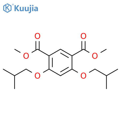 1,3-Benzenedicarboxylic acid, 4,6-bis(2-methylpropoxy)-, 1,3-dimethyl ester structure