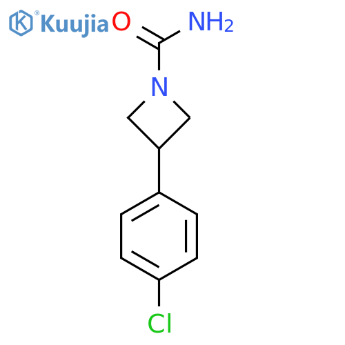 3-(4-Chlorophenyl)azetidine-1-carboxamide structure