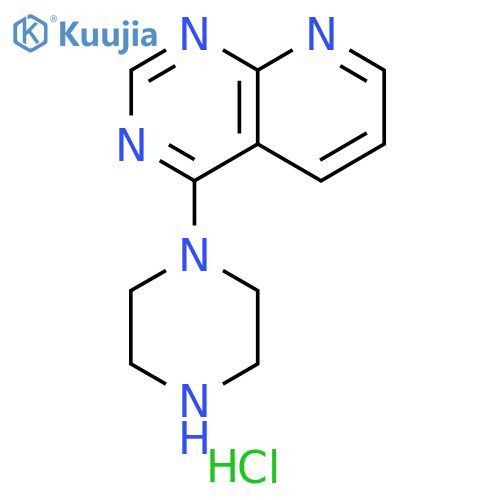 1-{pyrido2,3-dpyrimidin-4-yl}piperazine dihydrochloride structure