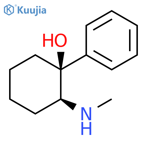 Cyclohexanol, 2-(methylamino)-1-phenyl-,trans- structure
